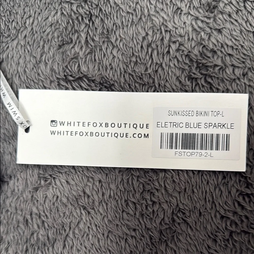 White Fox Boutique Blue Bikini Set - Picture 6 of 16